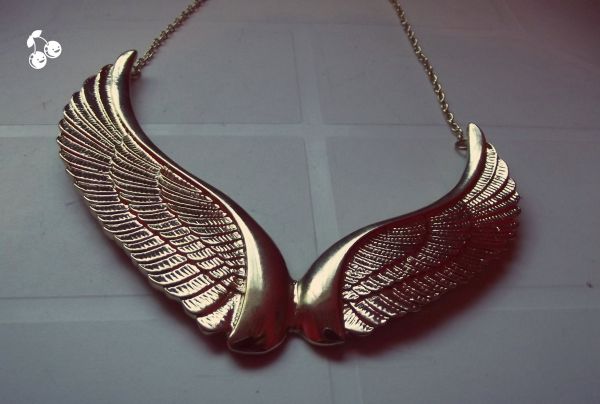 Maxi colar Asas de Anjo