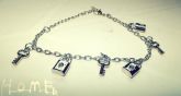 Pulseira cadeado Prateado